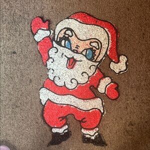 Vintage Festive Popcorn Santa Claus Hanging Decoration